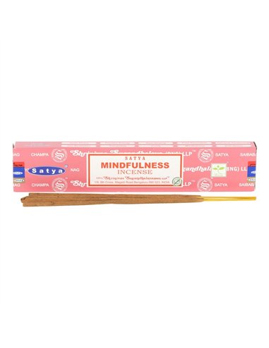 12 Packs of Mindfulness Incense Sticks by Satya IN12MI