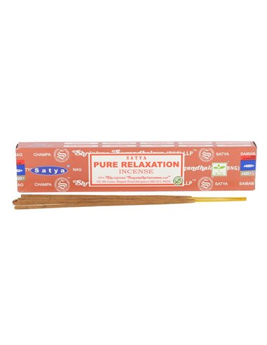 12 Packs of Pure Relaxation Incense Sticks by Satya IN12PRE