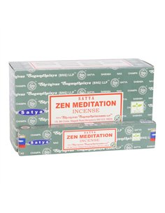 12 Packs of Zen Meditation Incense Sticks by Satya IN12ZM
