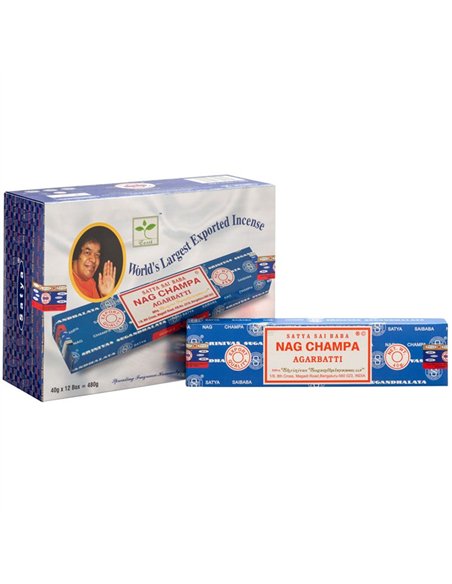 Set of 12 Packets of 40g Sai Baba Nagchampa Incense Sticks IN2 - pic 138857 | FastDaddyshop