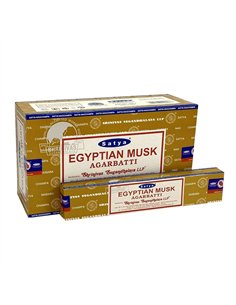 12 Packs of Egyptian Musk Incense Sticks by Satya IN7EM