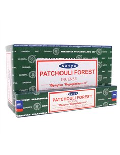 12 Packs of Patchouli Forest Incense Sticks by Satya IN7PAT