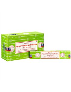 Set of 12 Packets of Traditional Ayurveda Incense Sticks by Satya IN8AY
