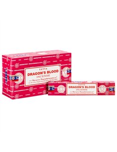 Set of 12 Packets of Dragon's Blood Incense Sticks by Satya IN8DRB