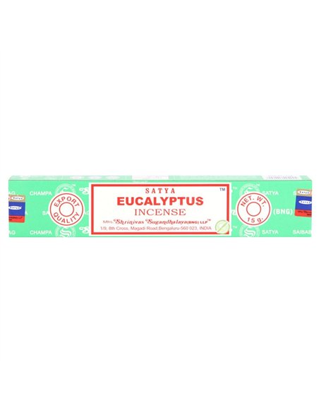 12 Packs Eucalyptus Incense Sticks by Satya IN8EUC - pic 138879 | FastDaddyshop