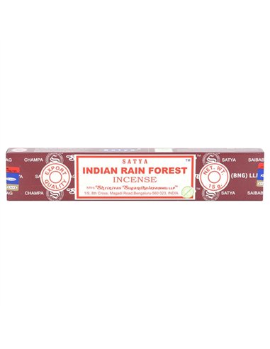 12 Packs of Indian Rain Forest Incense Sticks by Satya IN8IRF