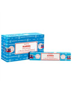 Set of 12 Packets of Karma Incense Sticks by Satya IN8KA