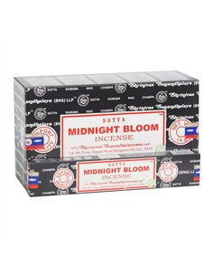 12 Packs of Midnight Bloom Incense Sticks by Satya IN8MB