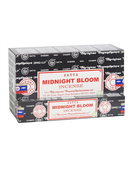 12 Packs of Midnight Bloom Incense Sticks by Satya IN8MB - pic 138889 | FastDaddyshop