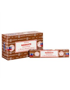 Set of 12 Packets of Namaste Incense Sticks by Satya IN8NA