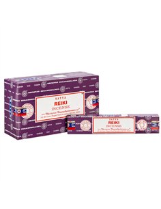 Set of 12 Packets of Reiki Incense Sticks by Satya IN8REI