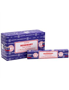 Set of 12 Packets of Rosemary Incense Sticks by Satya IN8RY