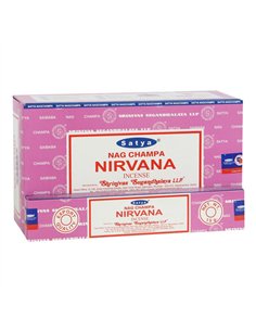 12 Packs of Nirvana Incense Sticks by Satya IN9N
