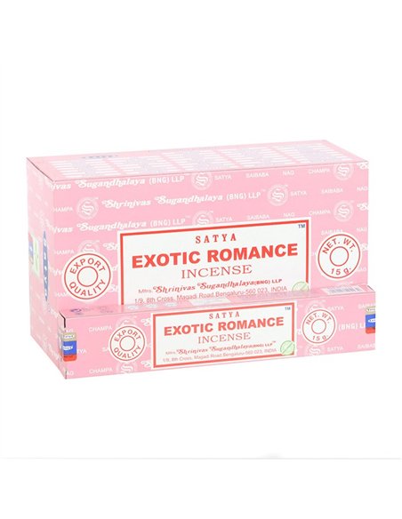 12 Packs of Satya Exotic Romance Incense Sticks IN_04246 - pic 138913 | FastDaddyshop