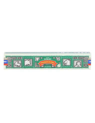 12 Packs of Superhit Sacred Sutra Incense Sticks by Satya IN_04901