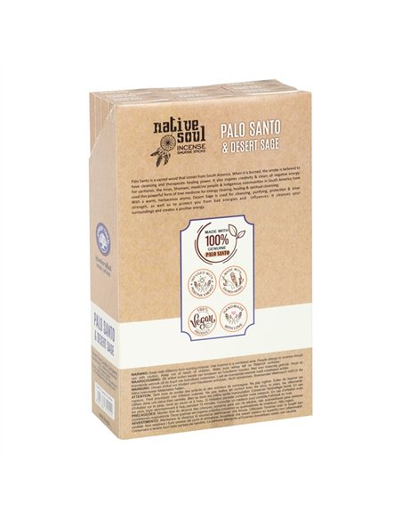 Set of 12 Palo Santo & Desert Sage Smudge Incense Sticks IN_20442 - pic 138946 | FastDaddyshop