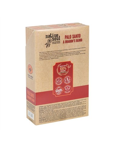 Set of 12 Palo Santo and Dragon's Blood Smudge Incense Sticks IN_20466