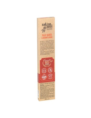 Set of 12 Palo Santo and Dragon's Blood Smudge Incense Sticks IN_20466
