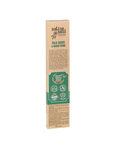 Set of 12 Palo Santo & Sacred Herbs Smudge Incense Sticks IN_20480