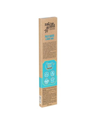 Set of 12 Palo Santo & White Sage Smudge Incense Sticks IN_20503
