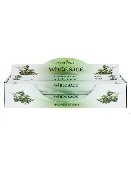 Set of 6 Packets of Elements White Sage Incense Sticks  IS_83022 - pic 138986 | FastDaddyshop