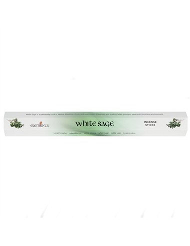 Set of 6 Packets of Elements White Sage Incense Sticks  IS_83022