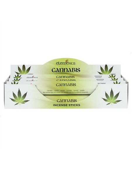 Set of 6 Packets of Elements Cannabis Incense Sticks IS_83822 - pic 139000 | FastDaddyshop