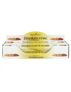 Set of 6 Packets of Elements Frankincense and Myrrh Incense Sticks  IS_84322