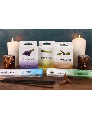 Set of 6 Packets of Elements Meditation Incense Sticks IS_85922
