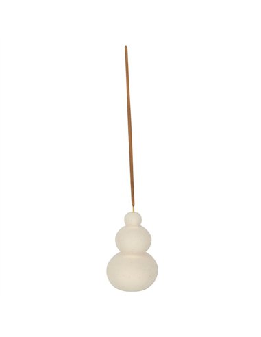 Cream Speckle Balancing Stones Incense Stick Holder MN_49022
