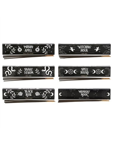 Set of 6 Midnight Ritual Incense Sticks MR_25624