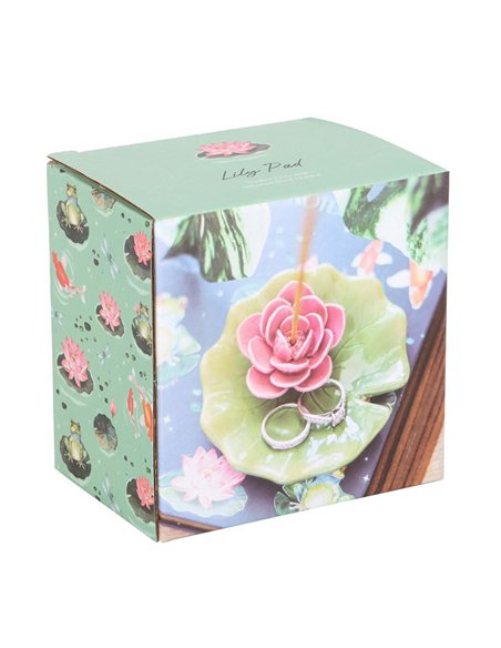 Lily Pad Trinket Dish and Incense Stick Holder PO_58725 - pic 139068 | FastDaddyshop