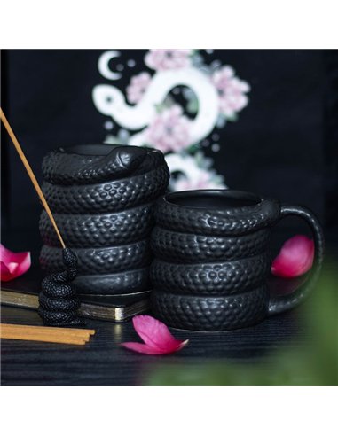 Black Snake Incense Stick Holder SN_18625