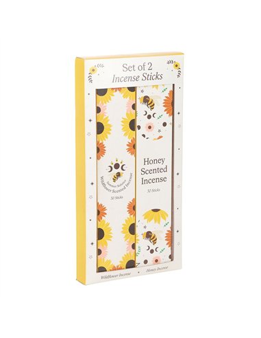 Set of 2 Honey and Wildflower Incense Stick Packs SU_84125