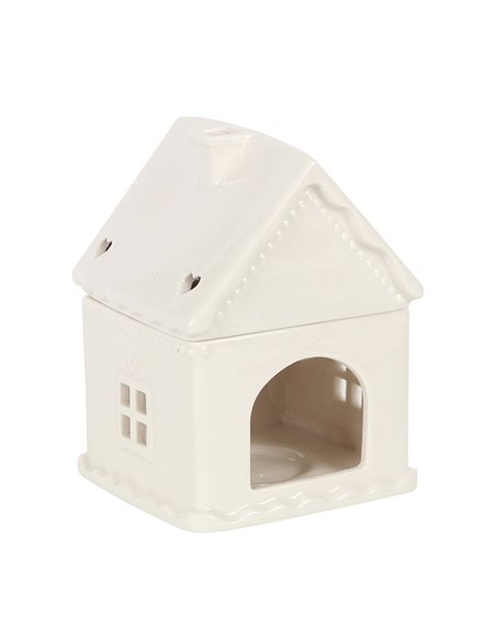 White Gingerbread House Oil Burner BR_55631 - pic 139196 | FastDaddyshop