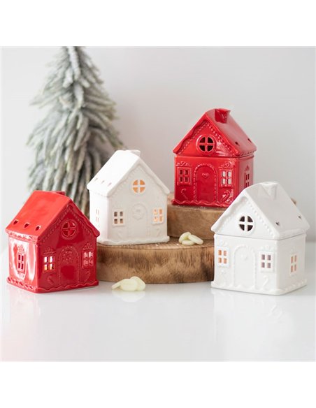 White Gingerbread House Oil Burner BR_55631 - pic 139199 | FastDaddyshop