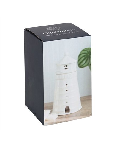White Lighthouse Oil Burner CO_19322
