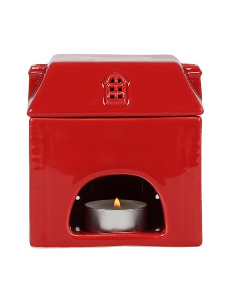Red Ceramic House Oil Burner CR_01520 - pic 139215 | FastDaddyshop