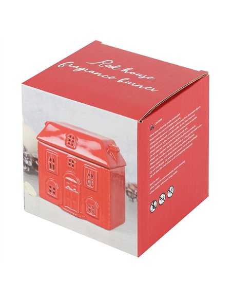 Red Ceramic House Oil Burner CR_01520 - pic 139216 | FastDaddyshop
