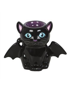 Cute and Creepy Bat Cat Oil Burner and Wax Warmer CU_20126