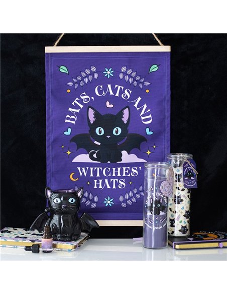 Cute and Creepy Bat Cat Oil Burner and Wax Warmer CU_20126 - pic 139240 | FastDaddyshop