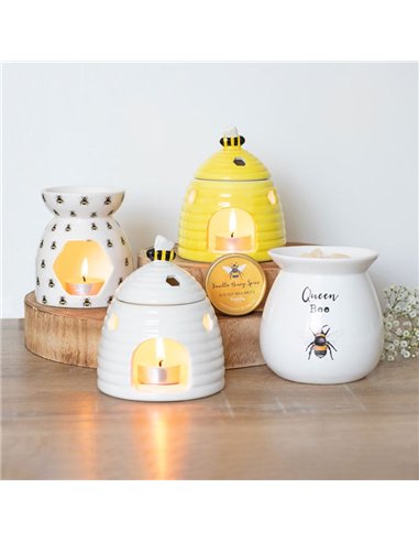 All Over Bee Print Oil Burner DP_08831