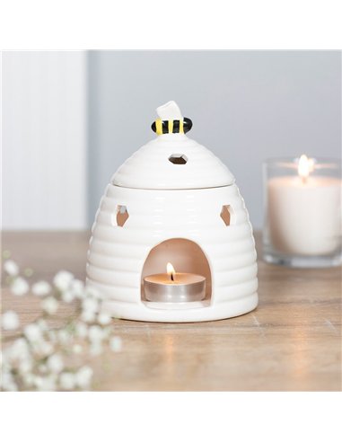 White Beehive Oil Burner DP_09231