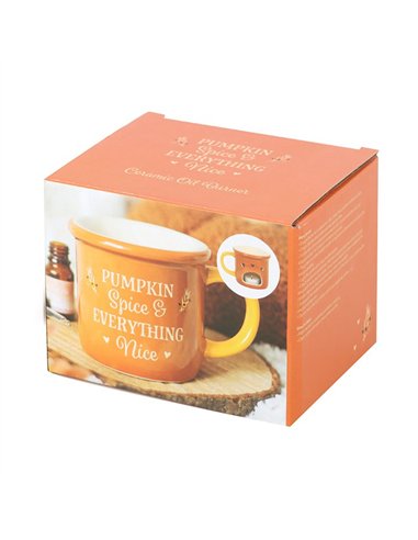 Pumpkin Spice Mug Oil Burner and Wax Warmer DY_77225