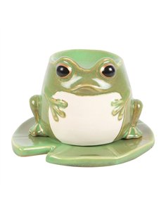 Frog Shaped Oil Burner on Lily Pad EF_49124