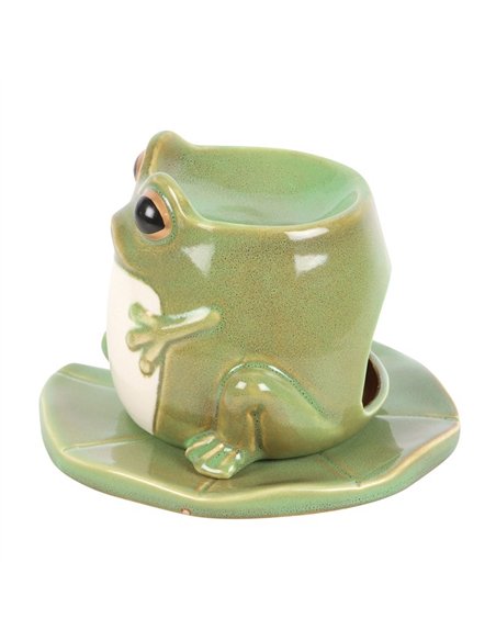 Frog Shaped Oil Burner on Lily Pad EF_49124 - pic 139312 | FastDaddyshop