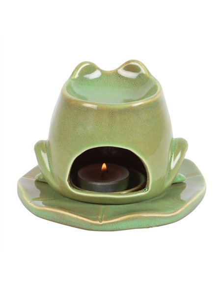Frog Shaped Oil Burner on Lily Pad EF_49124 - pic 139313 | FastDaddyshop