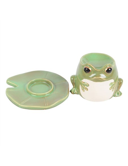 Frog Shaped Oil Burner on Lily Pad EF_49124 - pic 139314 | FastDaddyshop