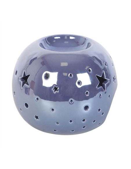 Purple Iridescent Star Oil Burner and Wax Warmer ER_46025 - pic 139326 | FastDaddyshop