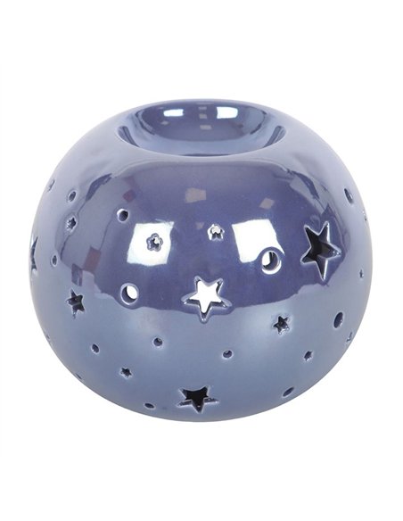 Purple Iridescent Star Oil Burner and Wax Warmer ER_46025 - pic 139327 | FastDaddyshop